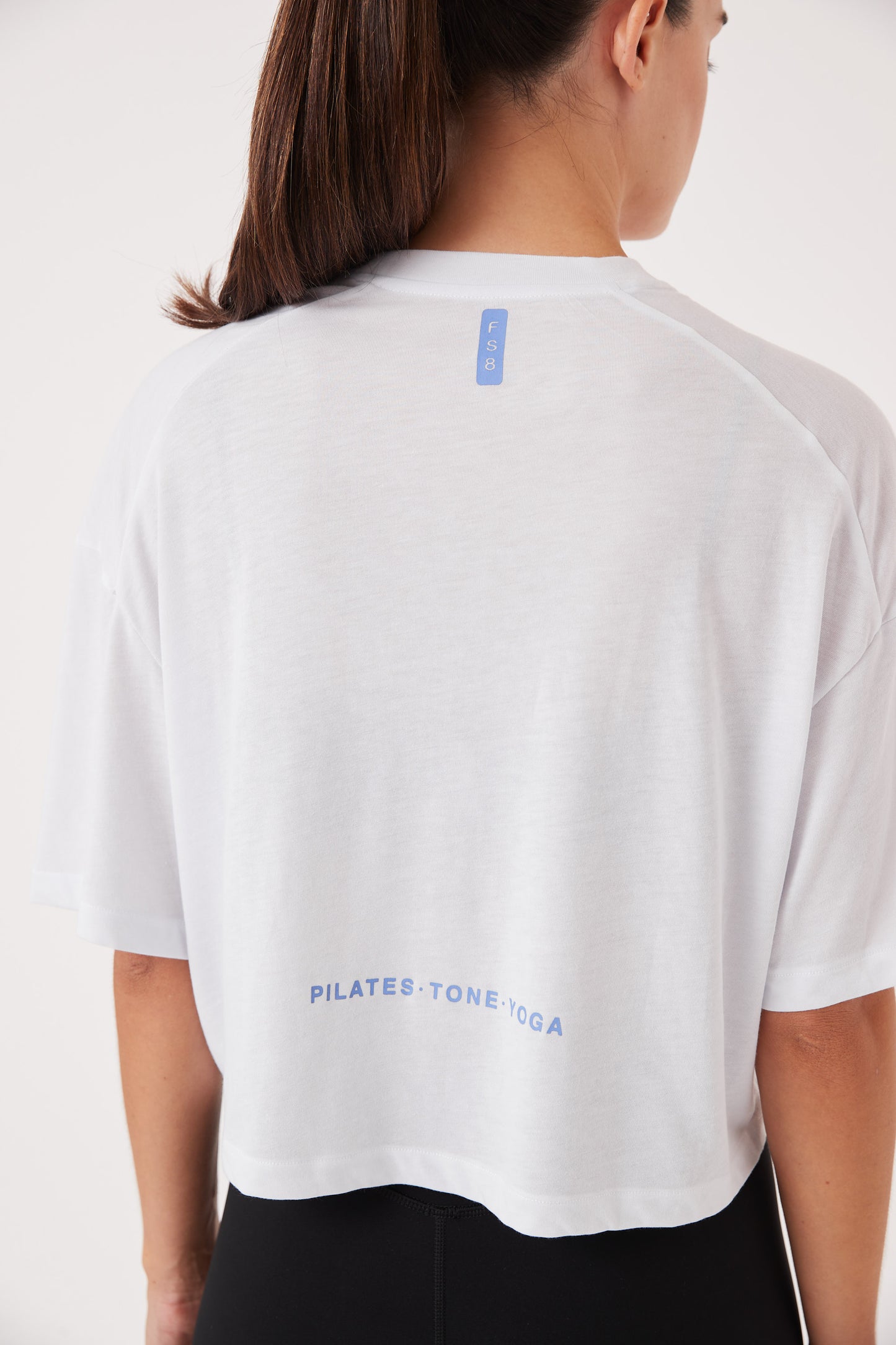 RecGen X FS8 Oxy Crop Tee, White
