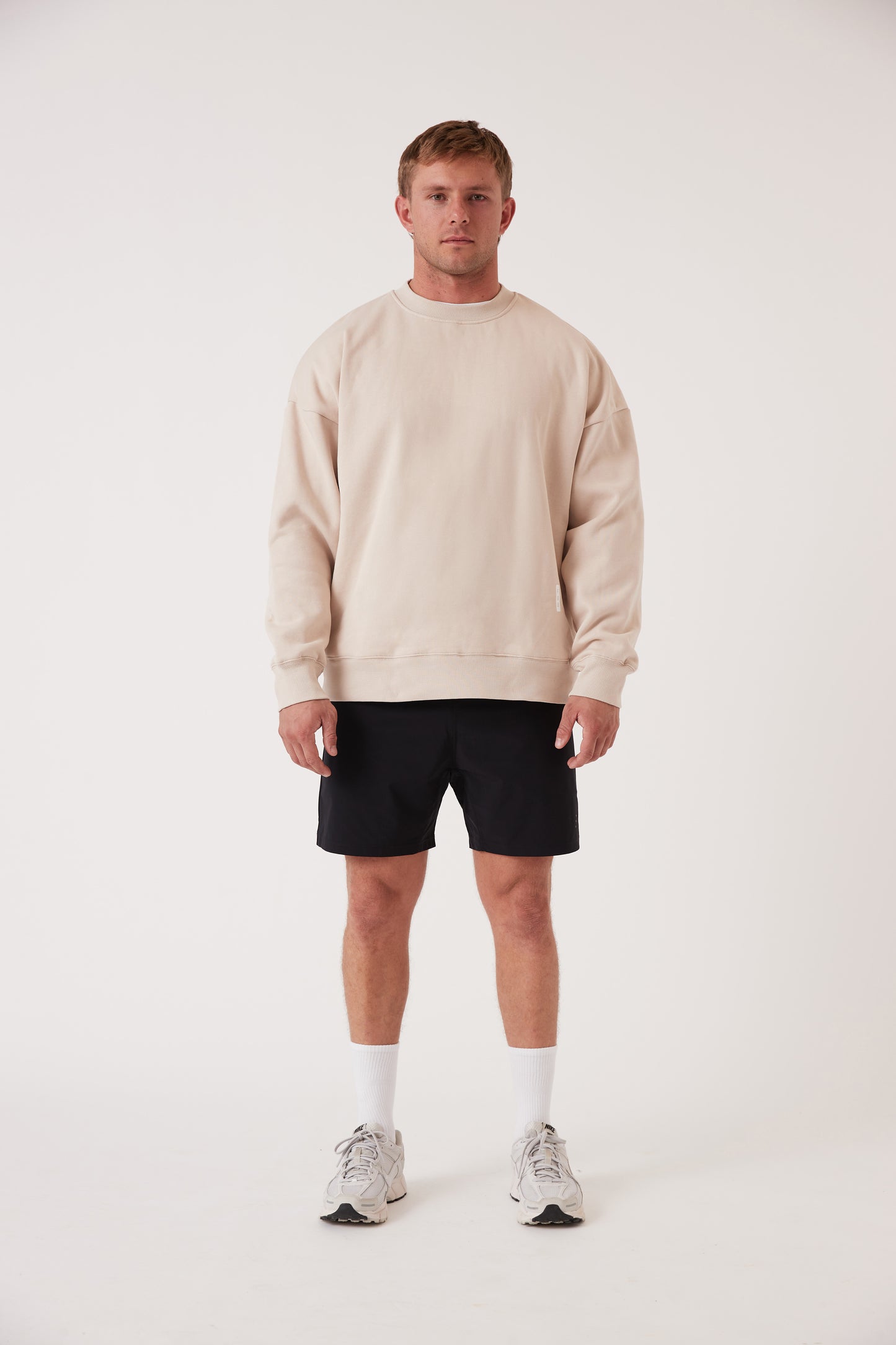 RecGen - Unisex Rest Fleece Crew, Oat