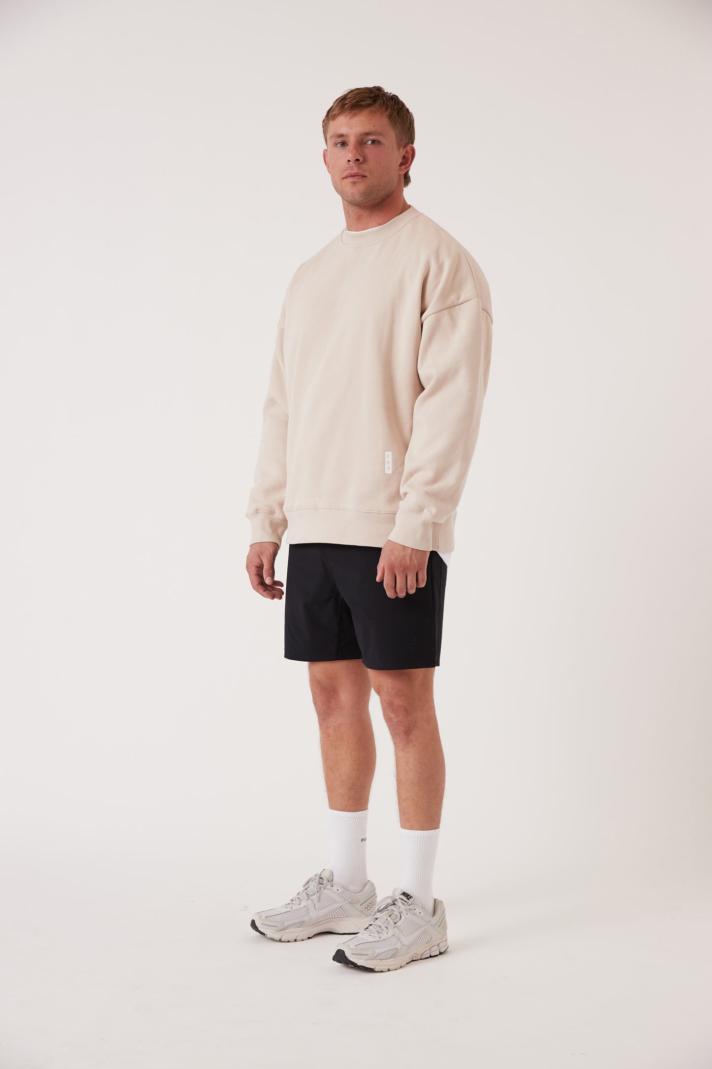 RecGen - Unisex Rest Fleece Crew, Oat