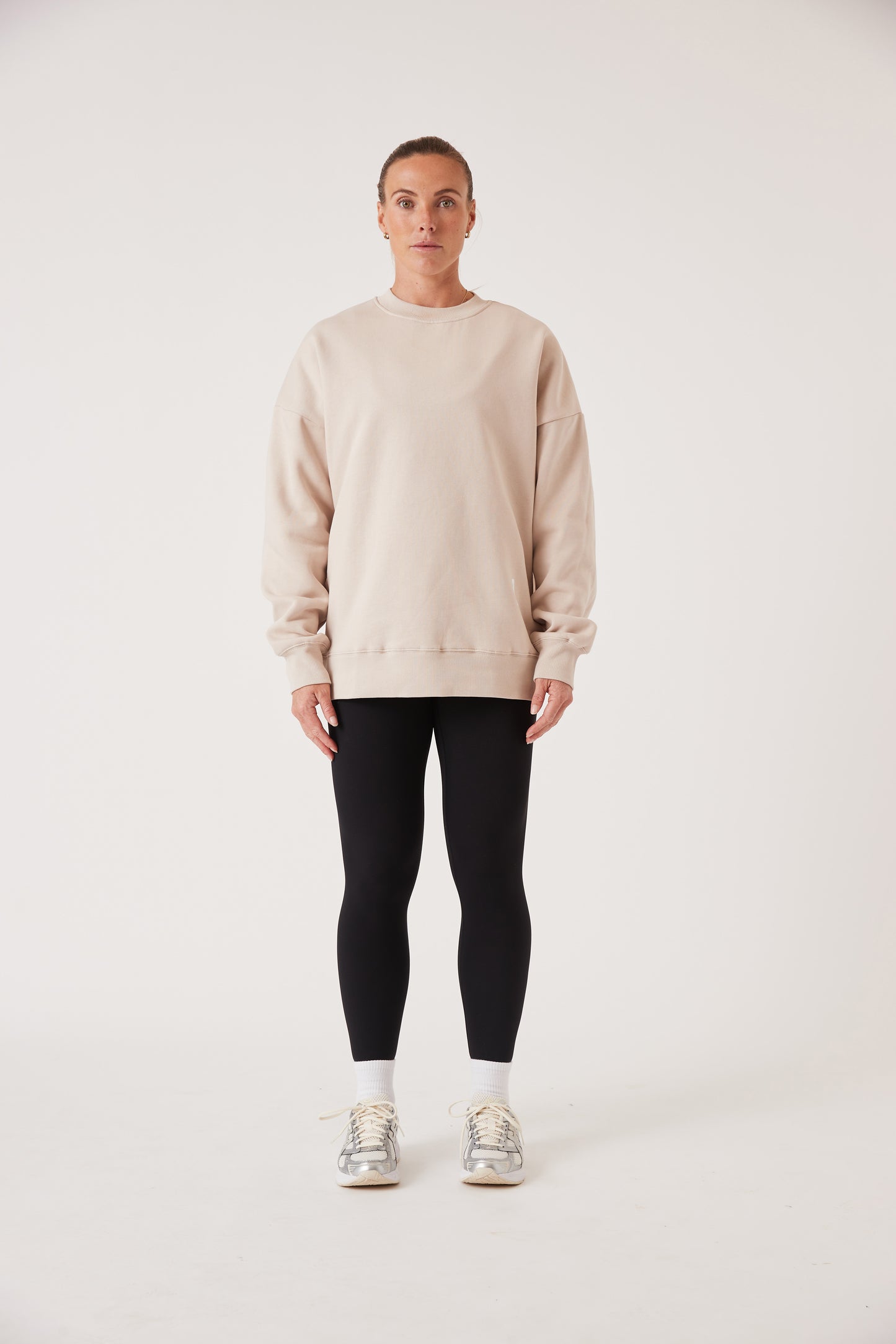 RecGen - Unisex Rest Fleece Crew, Oat