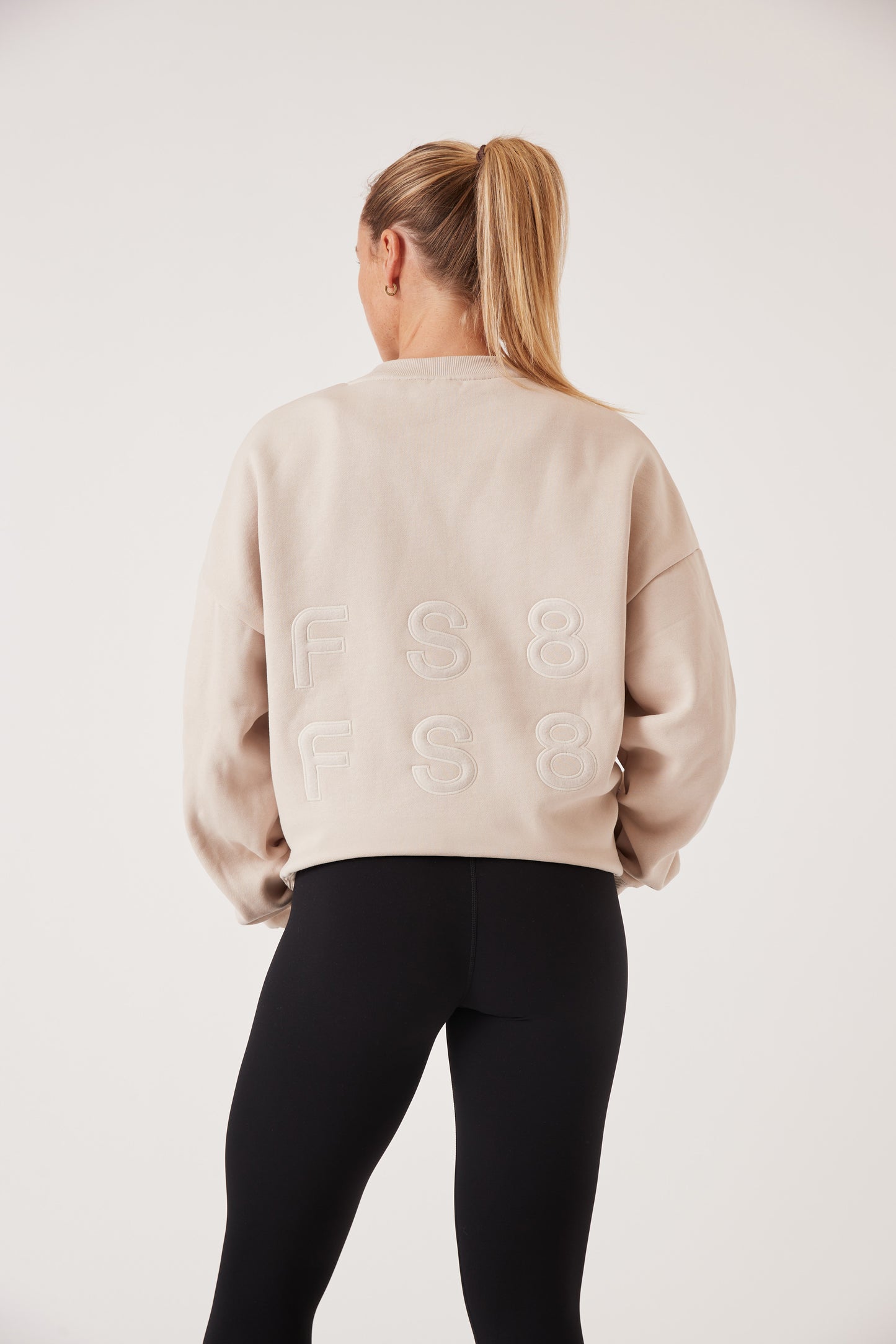 RecGen - Unisex Rest Fleece Crew, Oat