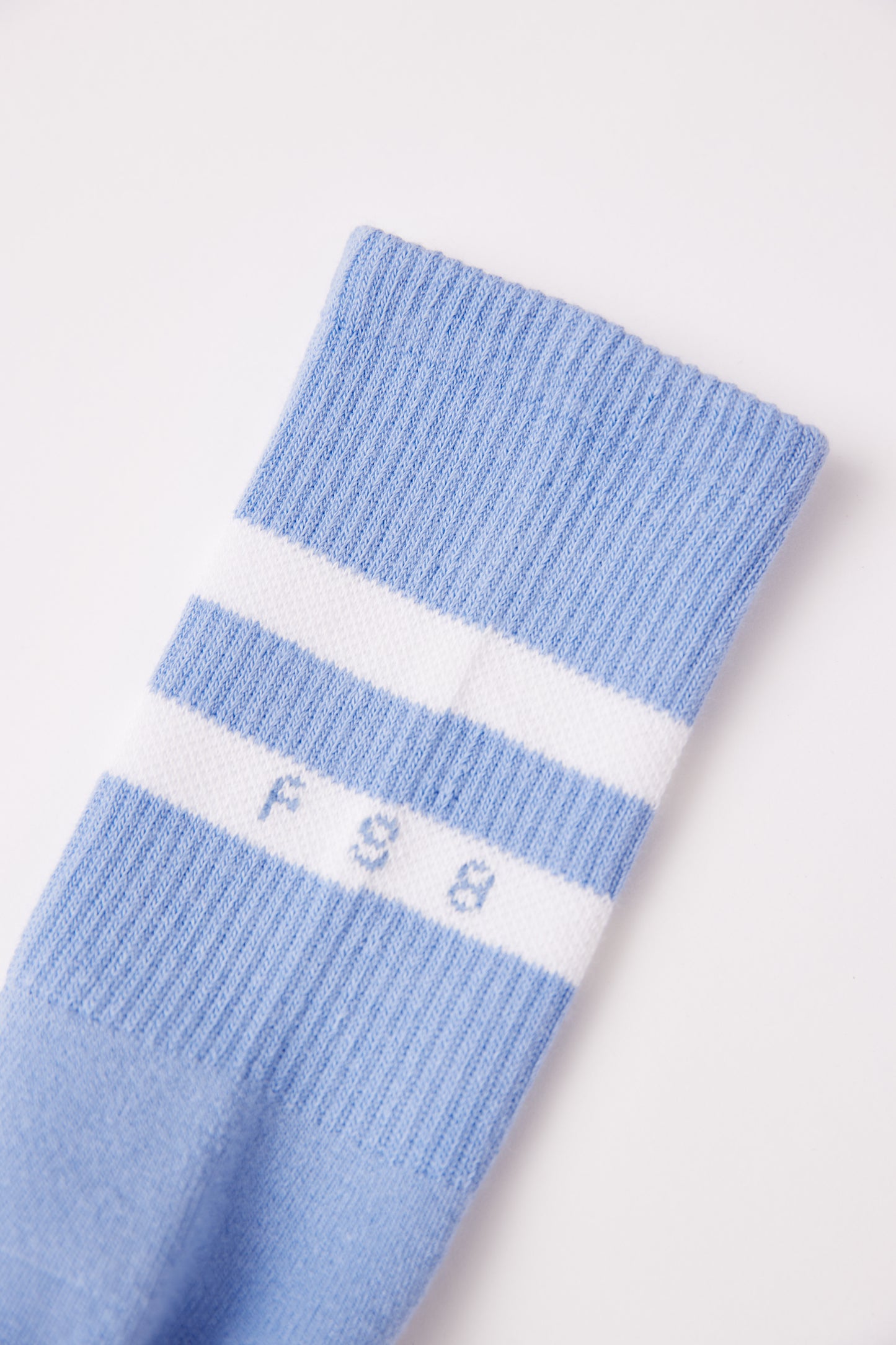 FS8 Crew Grip Sock - Lavender & White Stripe