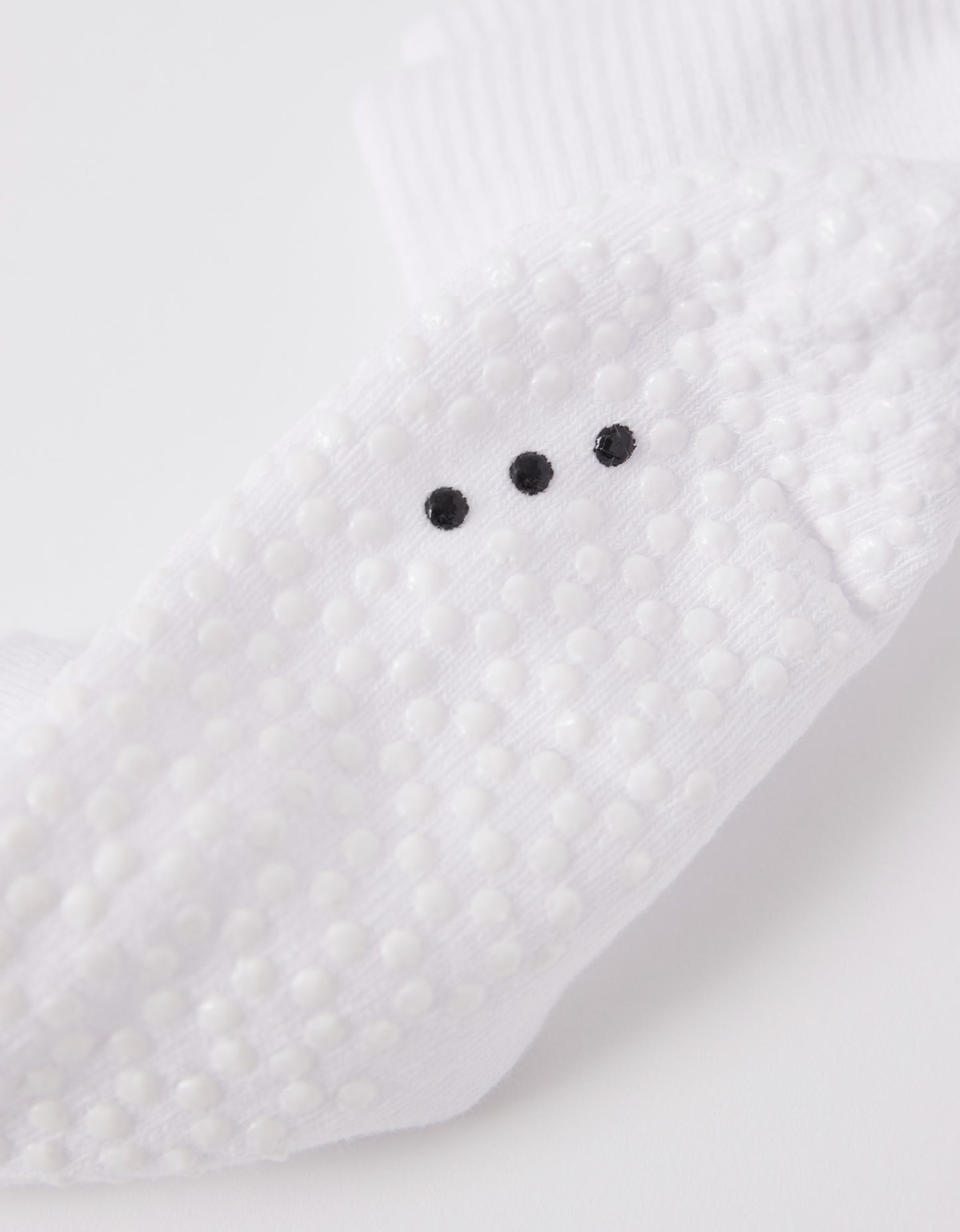 FS8 Crew Grip Sock - White Marle