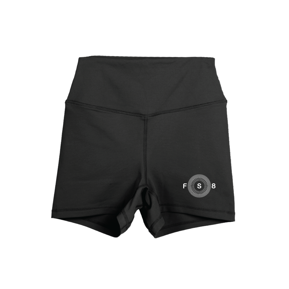 FS8 Uniform Ladies High Rise Shorts Onyx Black