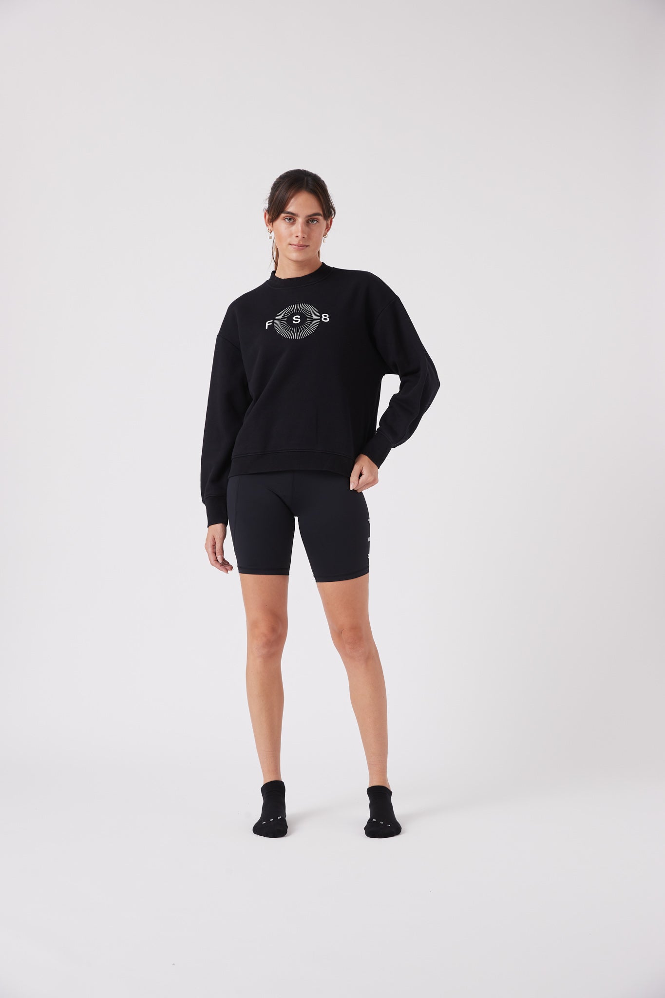 RecGen X FS8 Uniform - Women's Rest Fleece Crew, Black