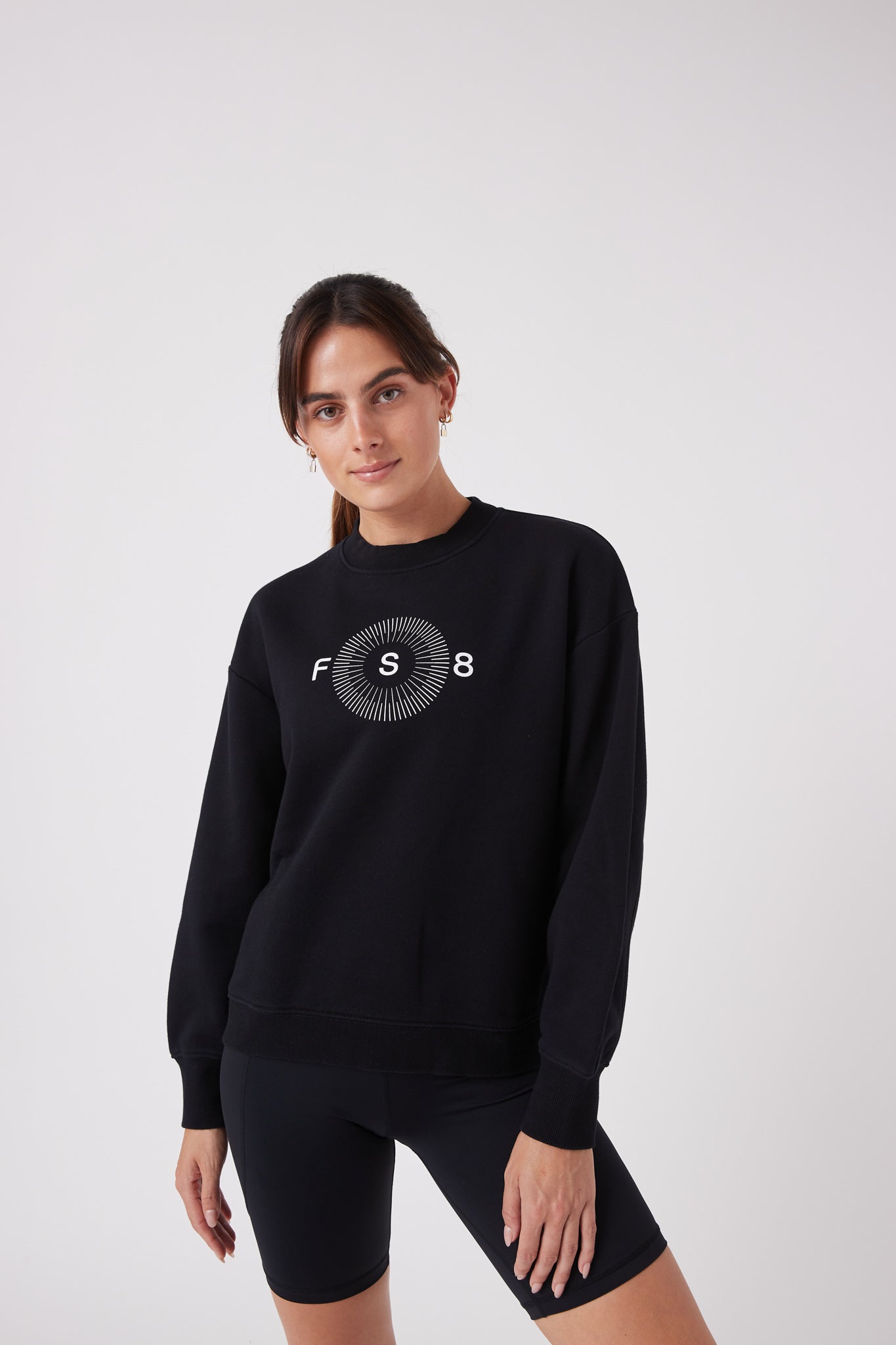 RecGen X FS8 Uniform - Women's Rest Fleece Crew, Black