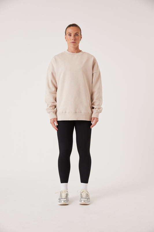 RecGen - Unisex Rest Fleece Crew, Oat