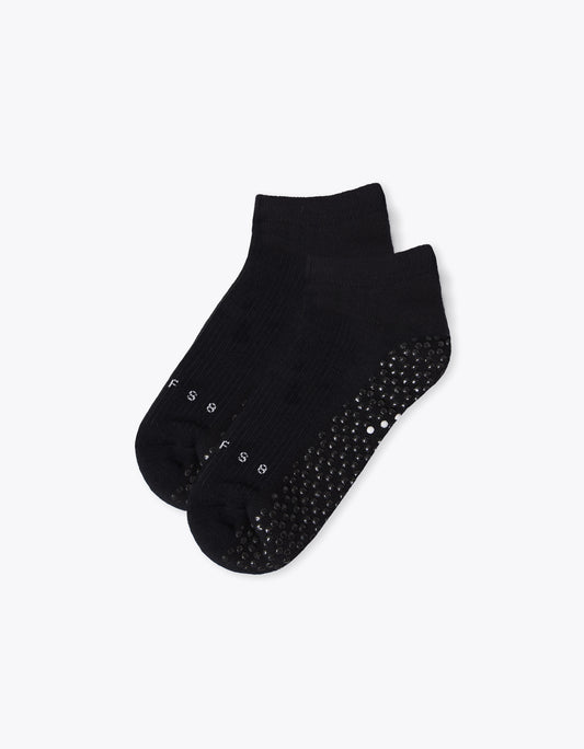 FS8 Ankle Grip Sock - Black