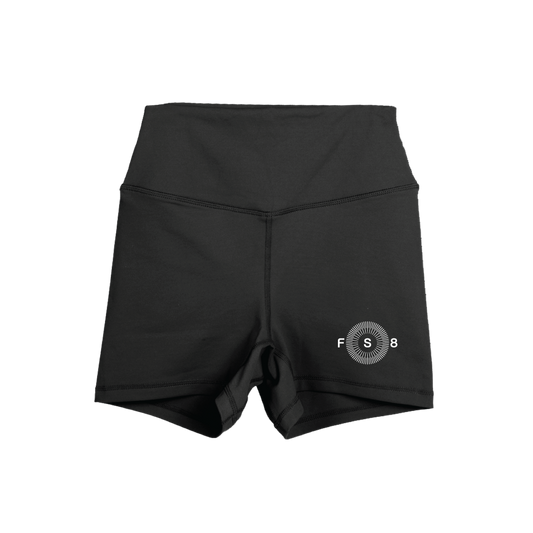 FS8 Uniform Ladies High Rise Shorts Onyx Black